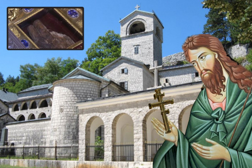 Kako je ruka Svetog Jovana Preteče stigla do Cetinja