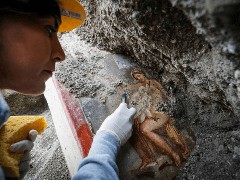 Erotska freska iz antičkog rimskog doba otkrivena u Pompejima