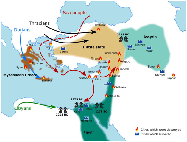 Kolaps bronzanog doba: Šta se zaista dogodilo 1177. godine pre nove ere?