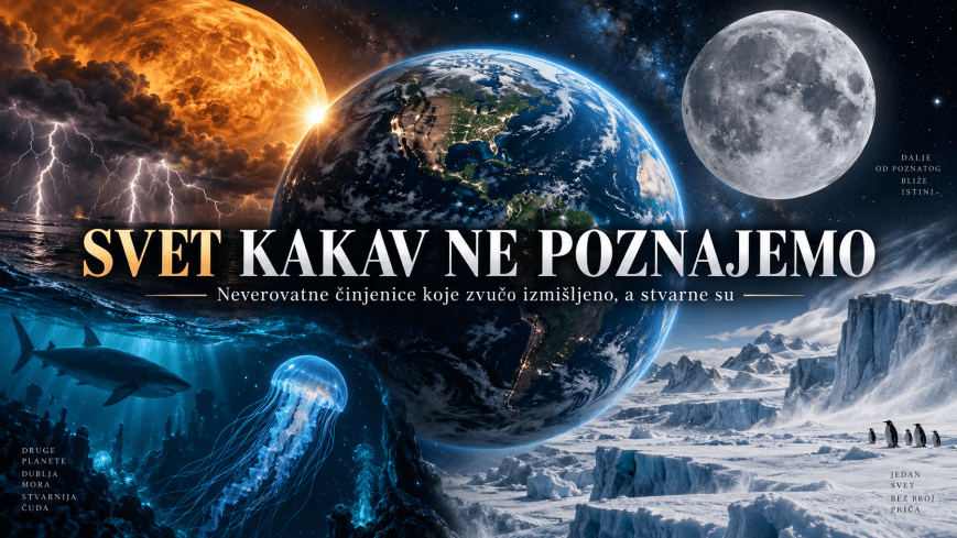 Svet kakav ne poznajemo – neverovatne činjenice koje zvuče izmišljeno, a potpuno su stvarne