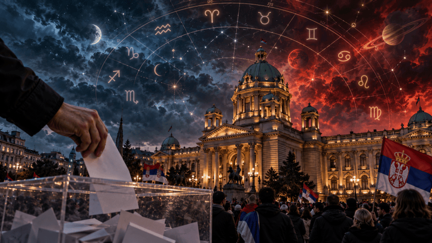 IZBORI POD NAPETIM NEBOM: Šta mundana astrologija kaže o Srbiji od 25. do 31. oktobra 2026.